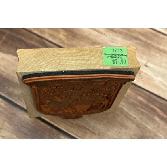 INKADINKADO 60-00810 PUMPKIN PATCH WOOD MOUNTED RUBBER STAMP - Picture 2 of 5